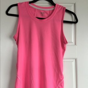 Hot pink workout top